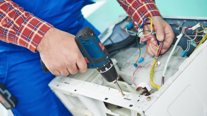 Etimesgut Toshiba Toshiba çamaşır makinesi kart tamiri – Su almama arızası orijinal parça ile giderildi. - Teknik servis örneği
